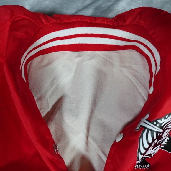 Vintage Swingster Rampaging Trilobites Bomber Jacket Mens S Dinosaurs TV Show - Picture 8 of 13